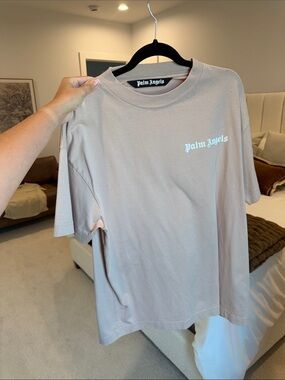 Palm Angels Blush Logo Short-Sleeve Tee